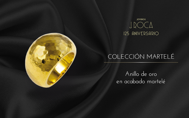 Colección Martelé - Anillo de oro 