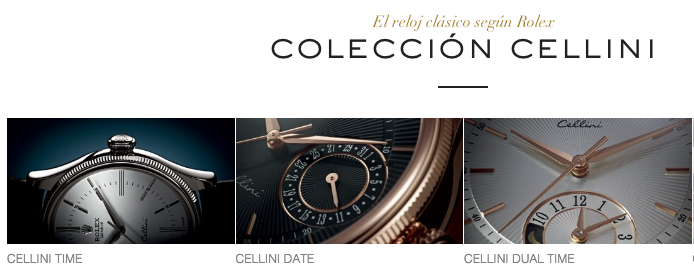 Rolex: Cellini Time, Cellini Date, Celline Dual Time